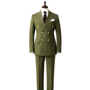 2 Piece Military Green Suit