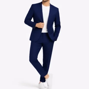 2 Piece Petrol Blue Tuxedo For Men