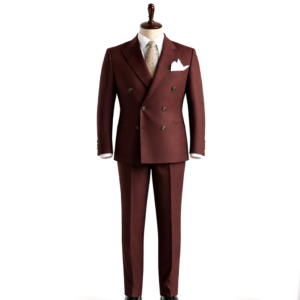 2 Piece Regular Fit Brick Brown Suit