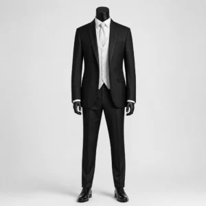Classic 3 Piece Wedding Black Suit
